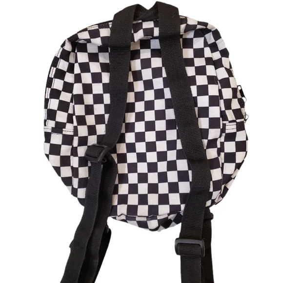 Vans Off The Wall Got This Black White Checkered Mini Backpack - Picture 2 of 7